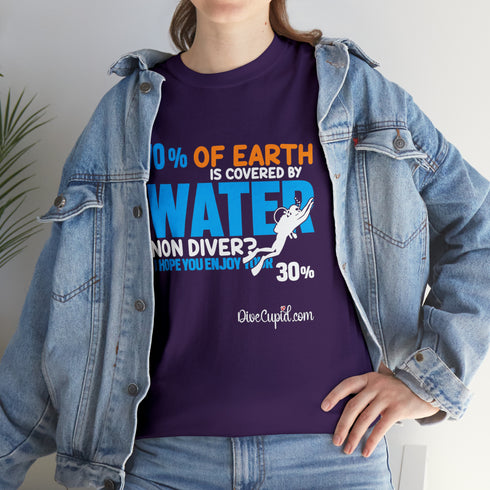 "Earth is 70% water . . . " Relaxed Fit T-shirt